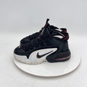 Nike Air Max Penny Youth Size 4.5Y Women 6 315519-007 Black White Red Shoes
